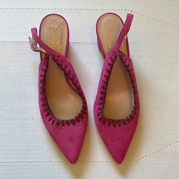 kate spade Shoes - Kate Spade - PINK Madison Sling Back Heels - Gently Used - Size 7.5M - $295 MSRP